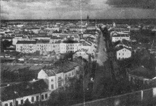 Biaystok z wiey koscioa w. Rocha